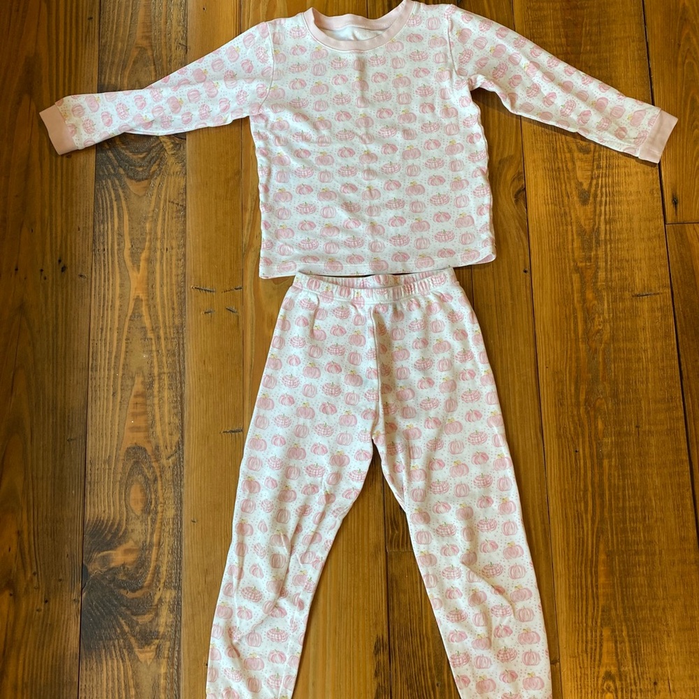 Adorable Pink Patterned Kids Pajama Set
